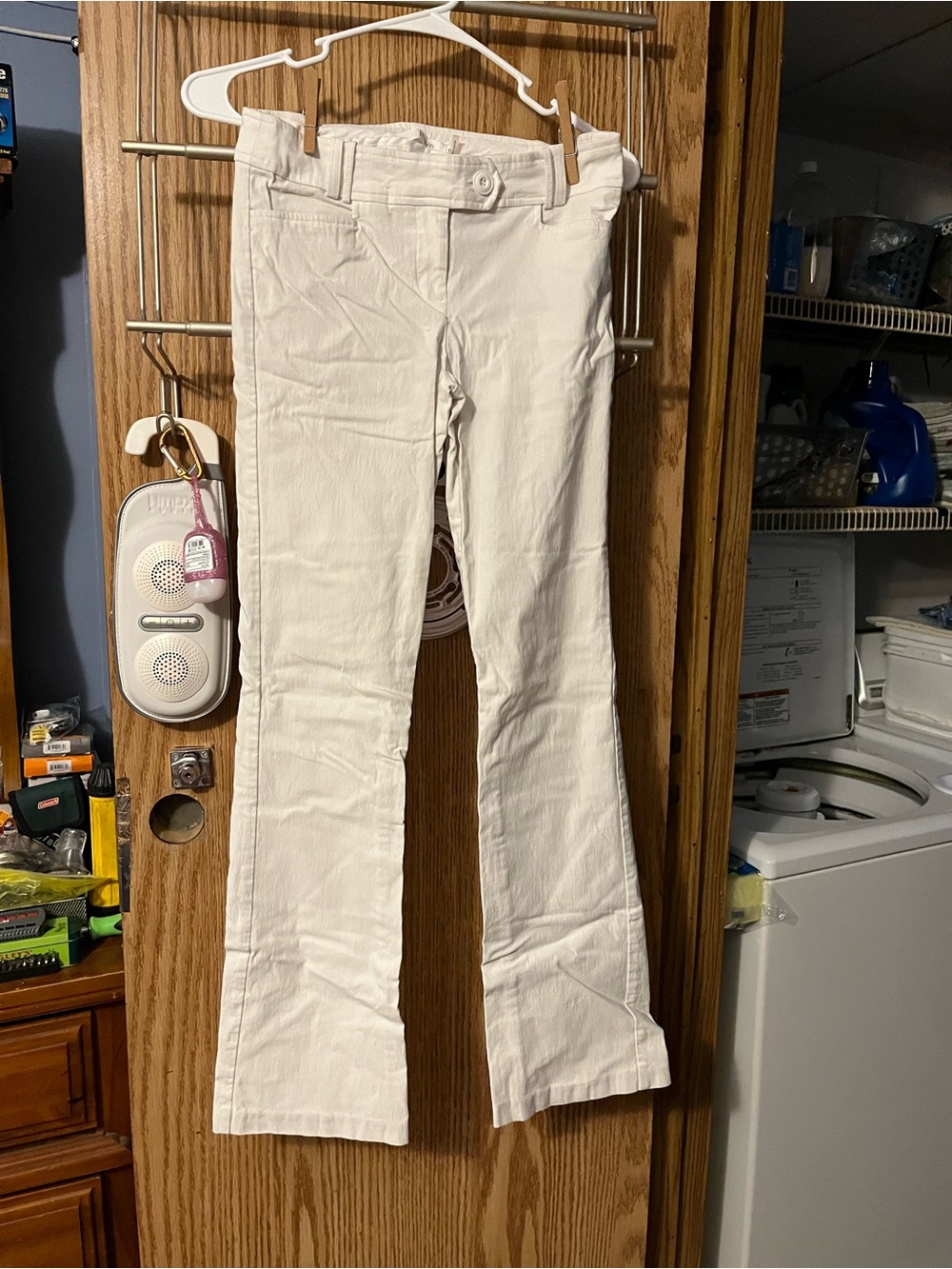 Have Cream Flare Wide-Leg Jeans